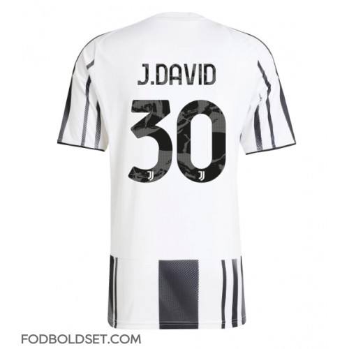 Juventus Jonathan David #30 Hjemmebanetrøje 2025-26 Kortærmet